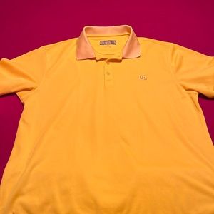 Mens Loudmouth Yellow XL Golf Polo